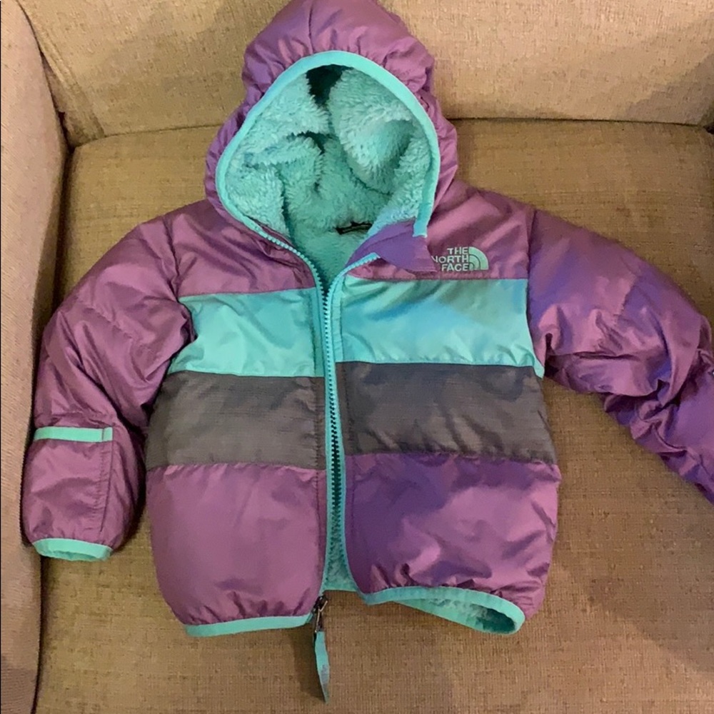 North Face Baby Girl Jacket- 6-12M